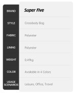 کیف دوشی سوپر فایو کد FKB00738 - Image 10