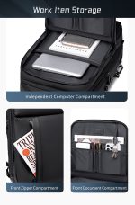 کوله پشتی چرخ دار آرکتیک هانتر مدل lg00860 - Image 10